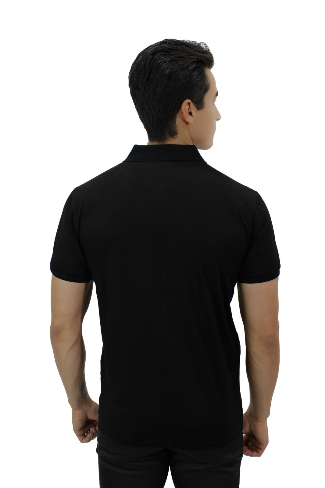 Playera Para Hombre Marca Huggo Valentino P-2192-Black