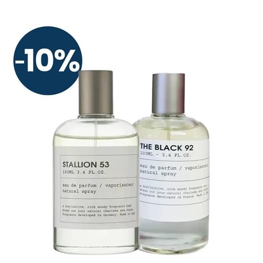 Duo Emper Stallion 53 y The Black 92 100ml Edp