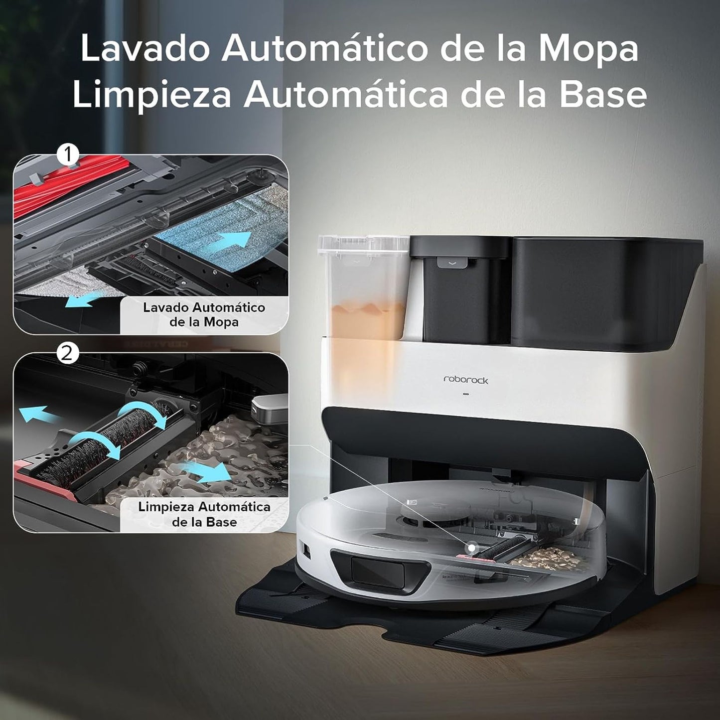 Robot Aspiradora Y Trapeador Roborock Rockdock-s7 Max Ultra
