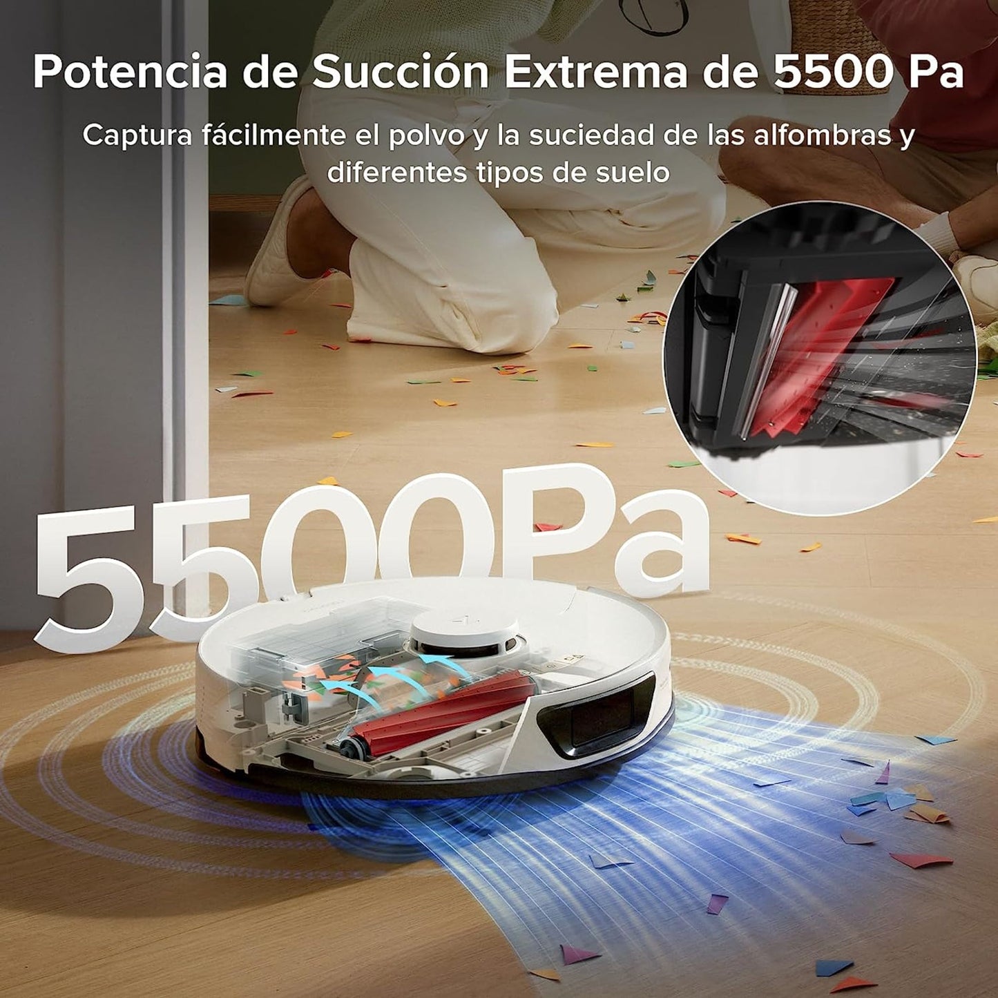 Robot Aspiradora Y Trapeador Roborock Rockdock-s7 Max Ultra