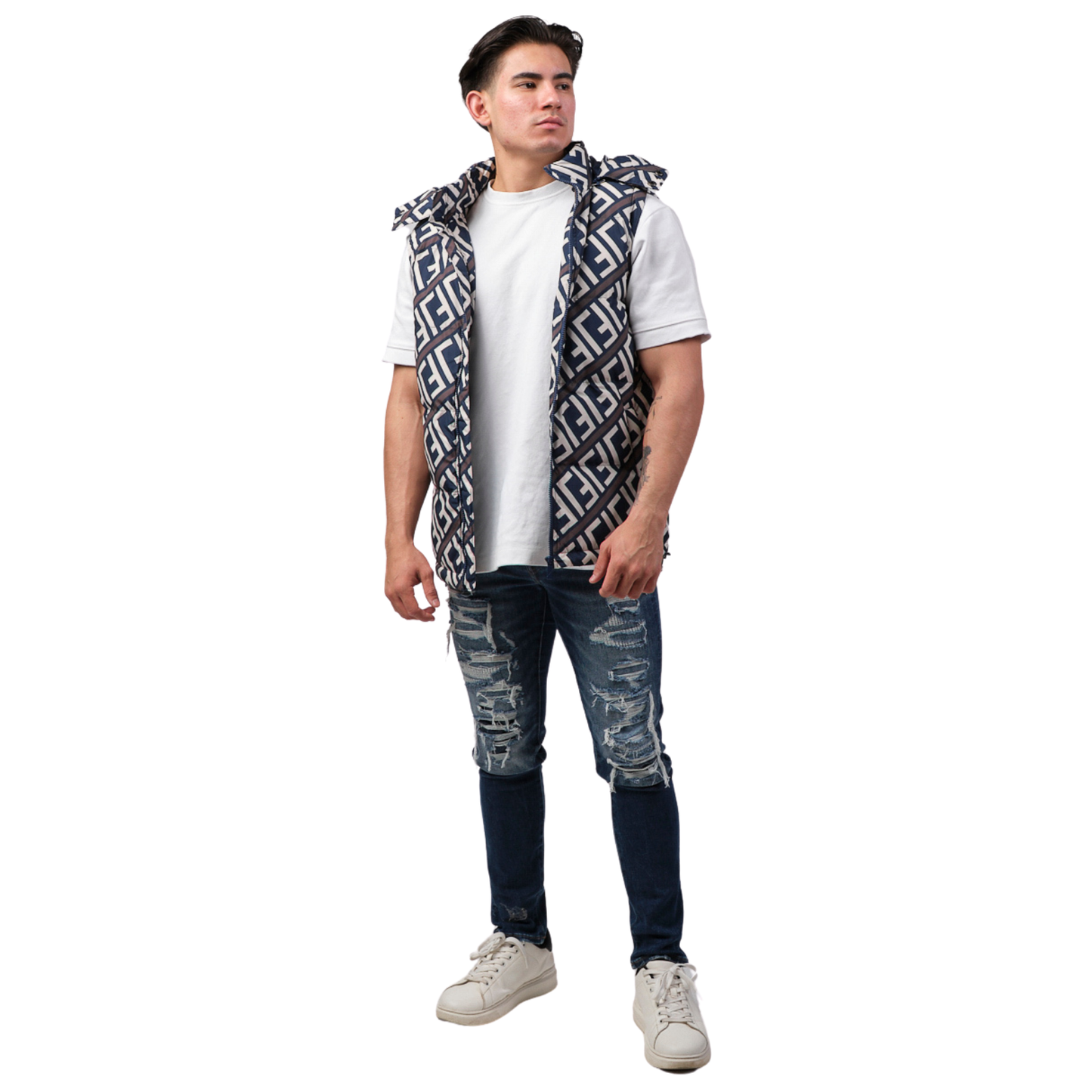 Chaleco Para Hombre Marca Moderno MJVT-2205 Navy