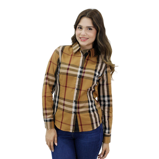 Blusa para Mujer marca RAVALLI GSH-520-54 CAMEL