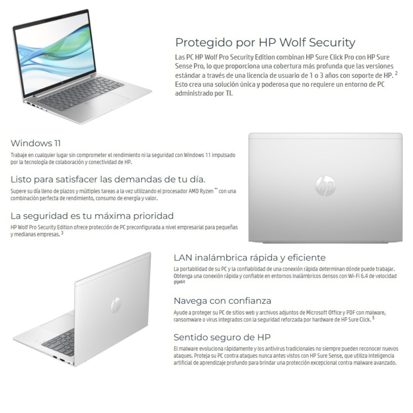 Laptop Hp 14" Probook 445 G11 - 32 GB - 1 TB modelo A1RM5UT