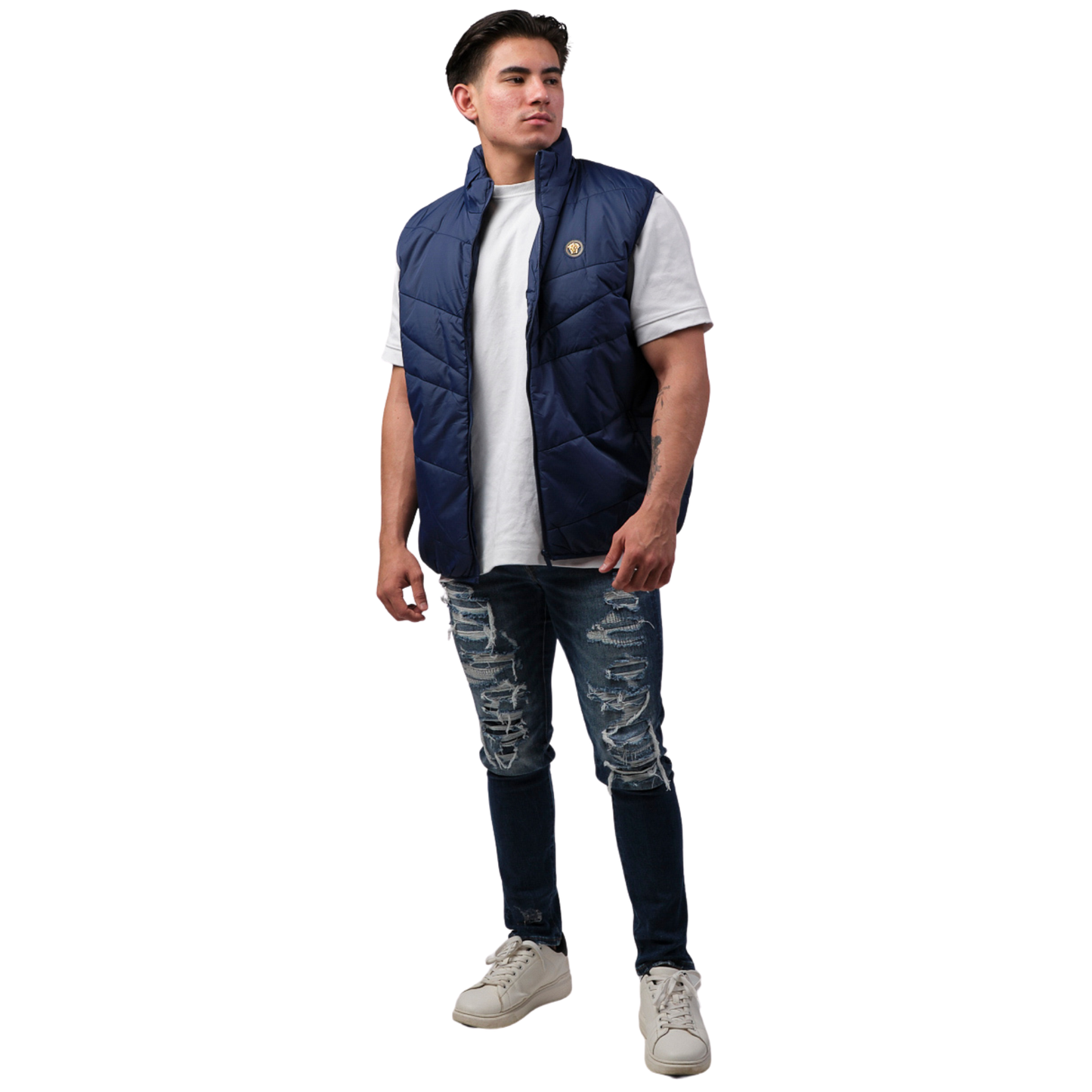 Chaleco Para Hombre Marca Moderno MJVT-7005 Navy