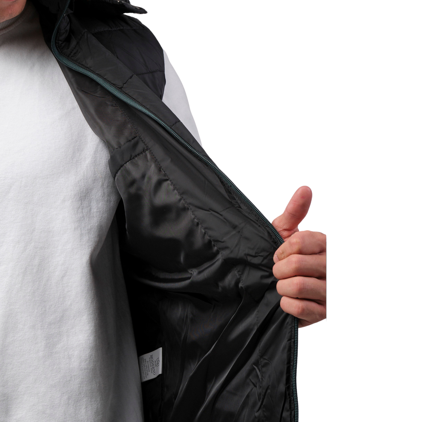 Chaleco Para Hombre Marca Moderno MJVT-7008 Black