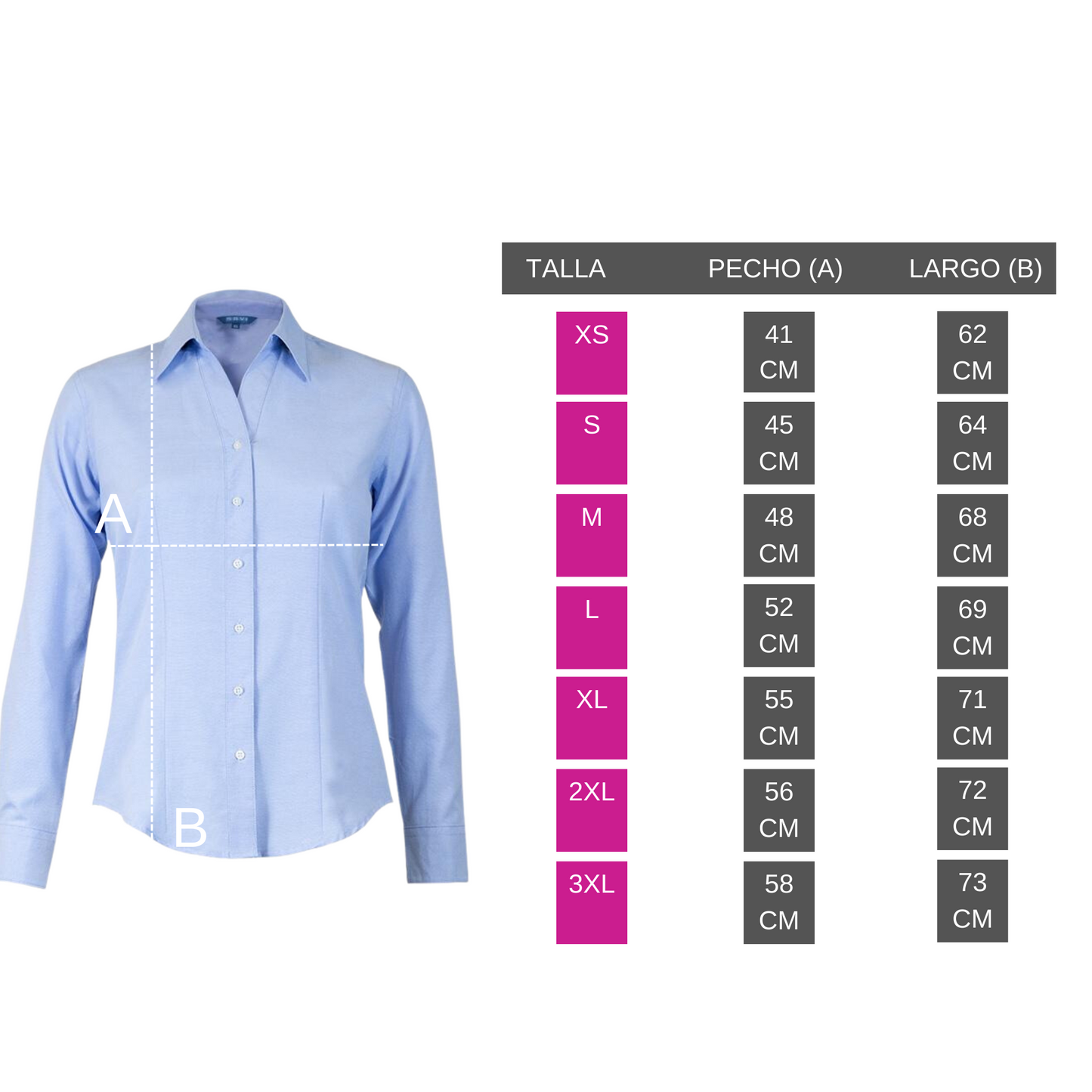 Camisa Satinada Unisex Marca PAVINI WHITE