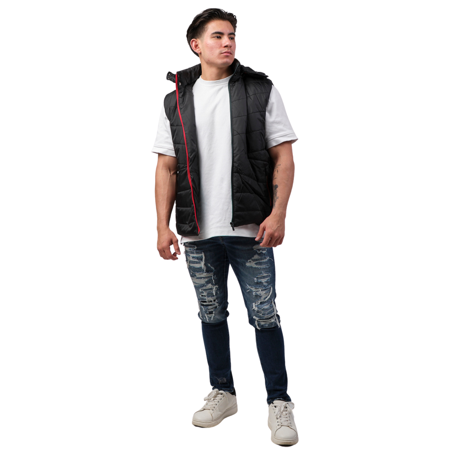Chaleco Para Hombre Marca Moderno MJVT-7008 Black