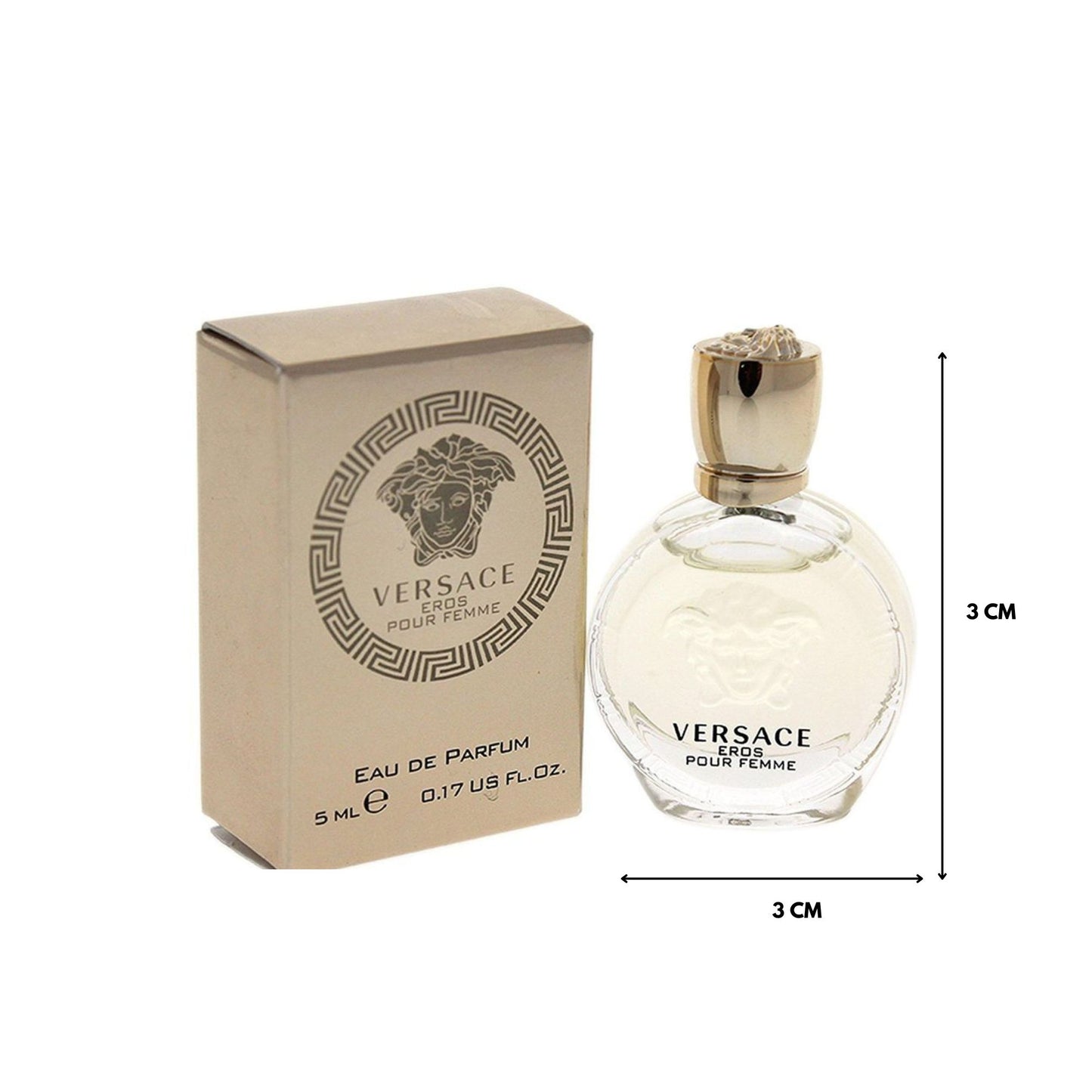 Perfume MINI Para Mujer VERSACE EROS POUR FEMME 5ml EDP