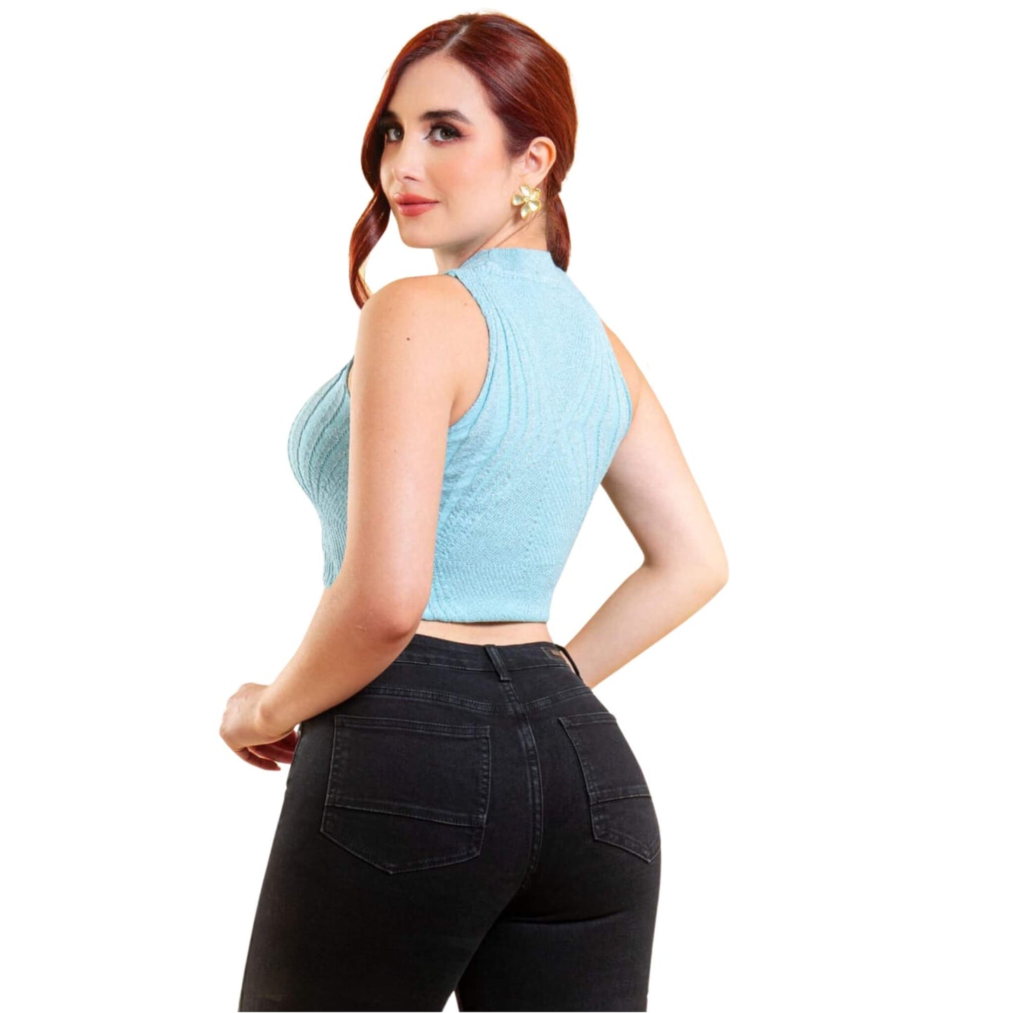 Pantalon Para Mujer Marca KOSCH Jeans Mezclilla BCN 6346 Black