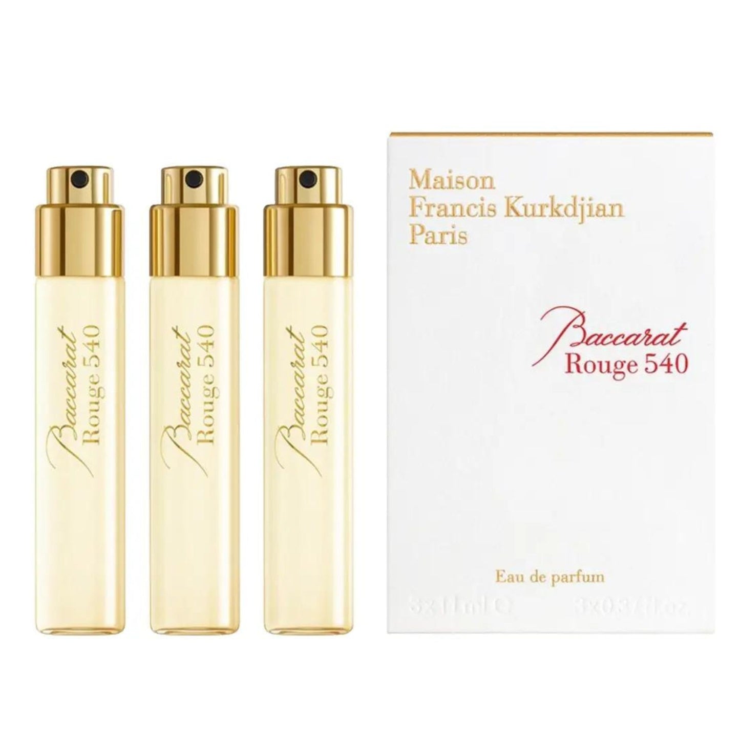 BACCARAT ROUGE 540 EAU DE PARFUM 3 x 11 ML