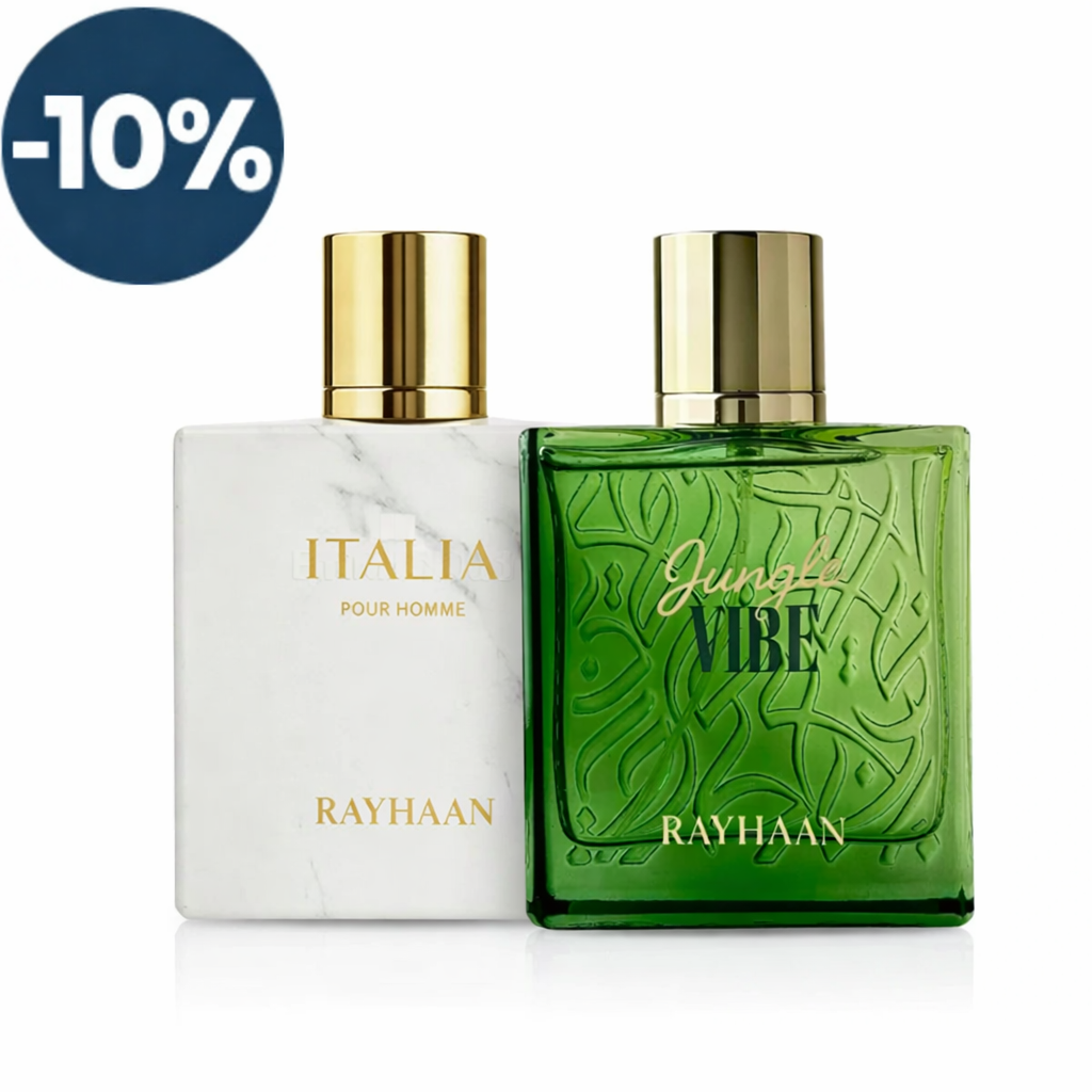 Duo Rayhaan Jungle Vibe y Rayhaan Italia 100ML EDP