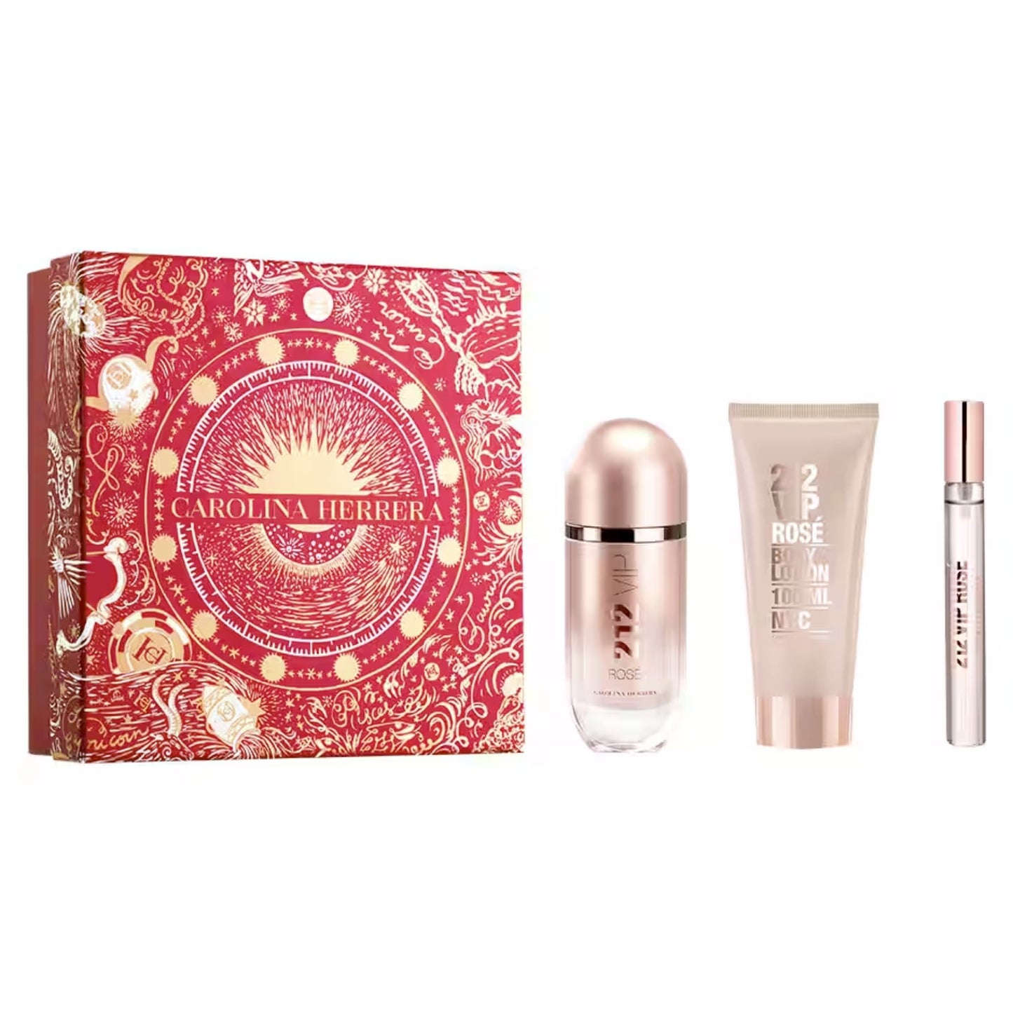 Set para Mujer CAROLINA HERRERA 212 VIP ROSÉ 3 pzs
