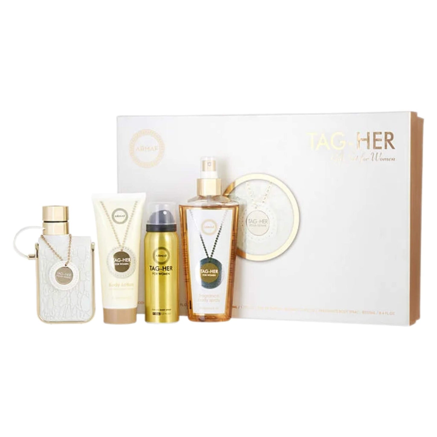 Set 4Pzs Armaf Tag Her Pour Femme