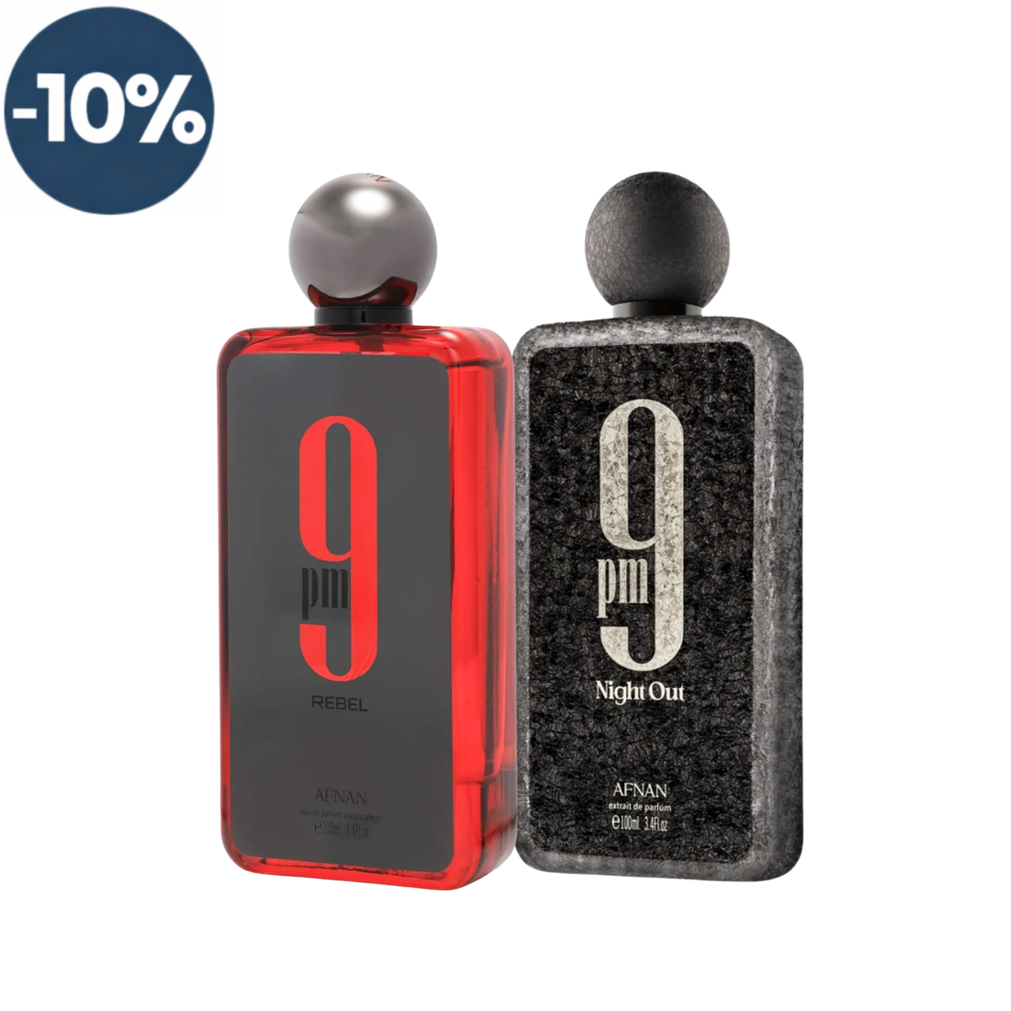Duo 9 pm Nigth Out y 9 pm Rebel 100ML EDP