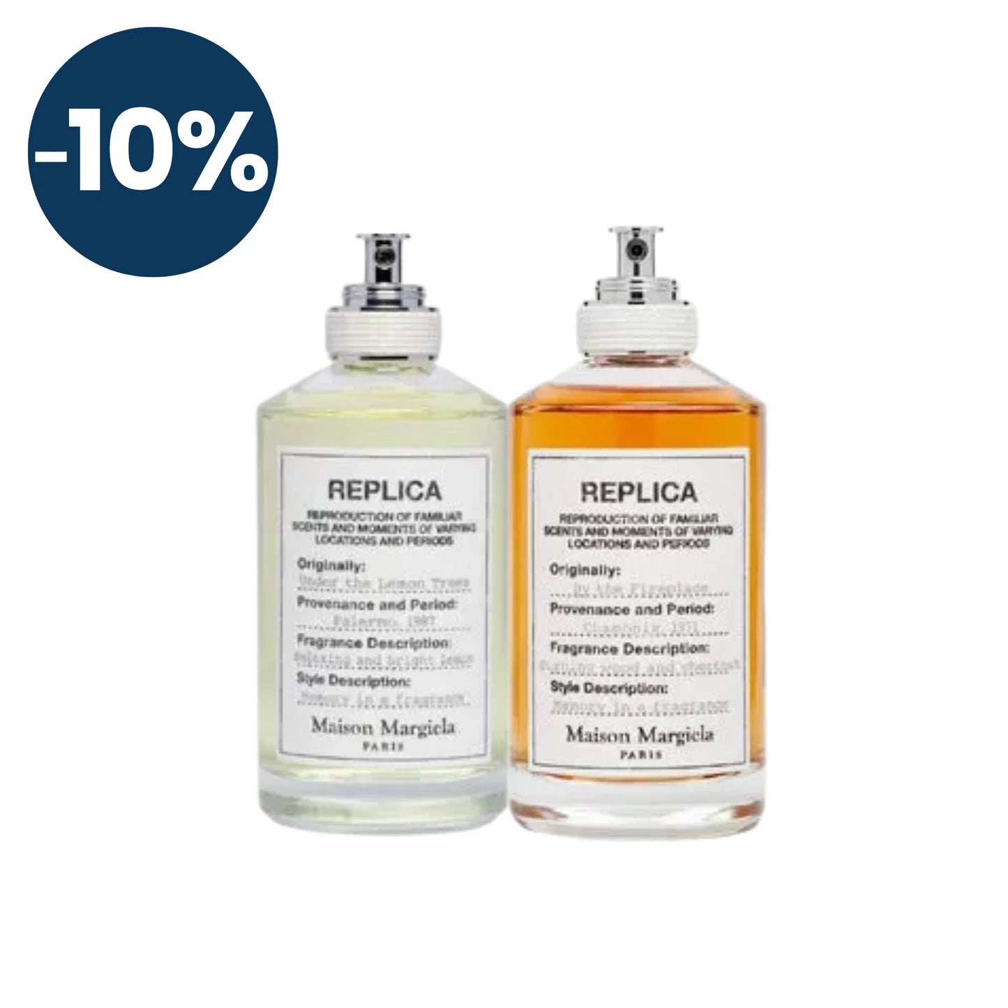 Duo Replica Under the Lemon Trees y Fireplace 100ml Edt