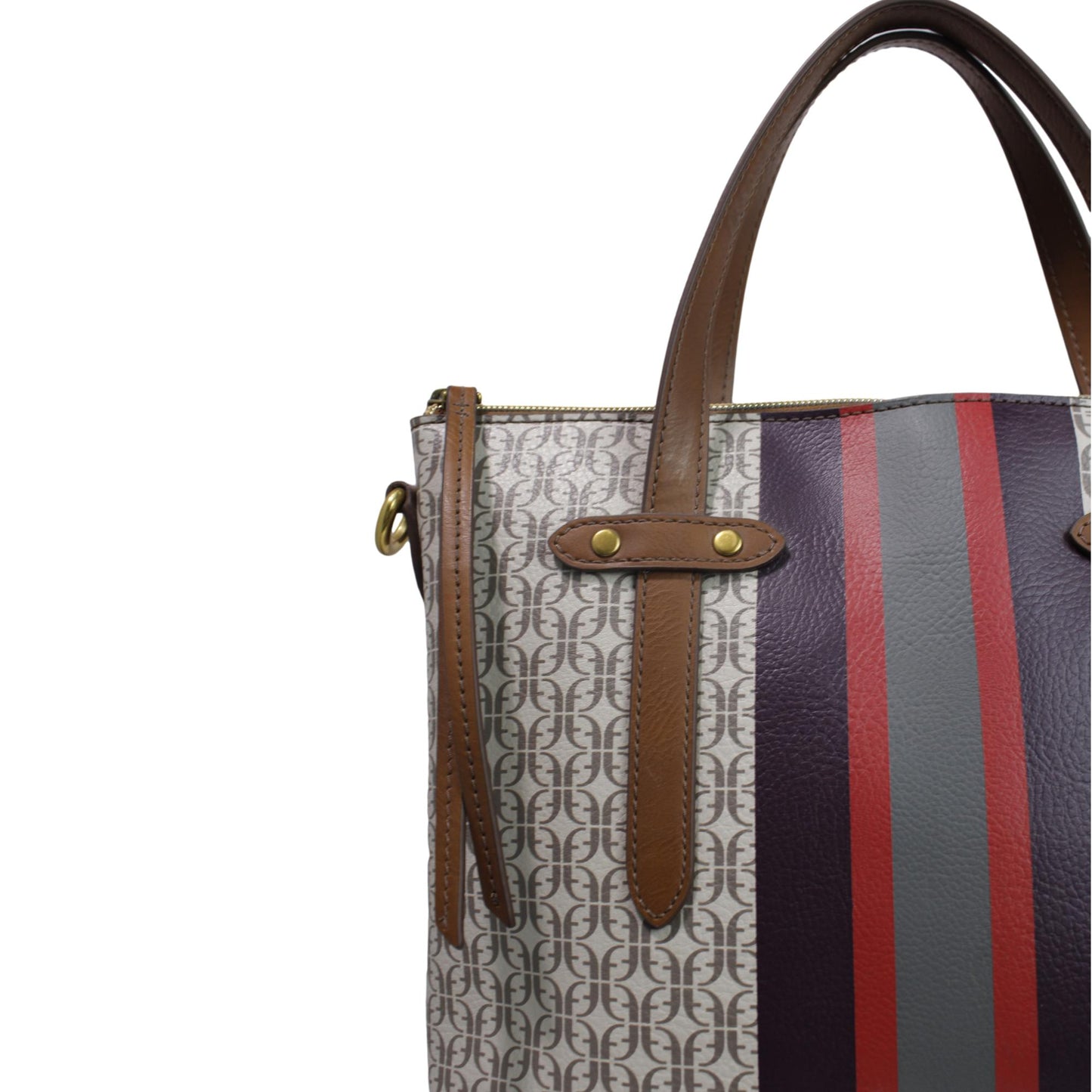 Bolsa Para Mujer Fossil Felicity Satchel Red Stripe SHB2363629
