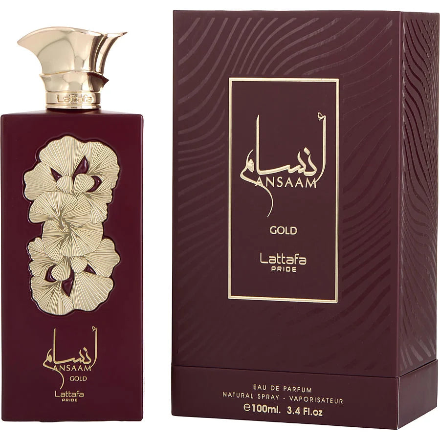 Perfume Para Dama Ansaam Gold Marca Lattafa 100 ml EDP