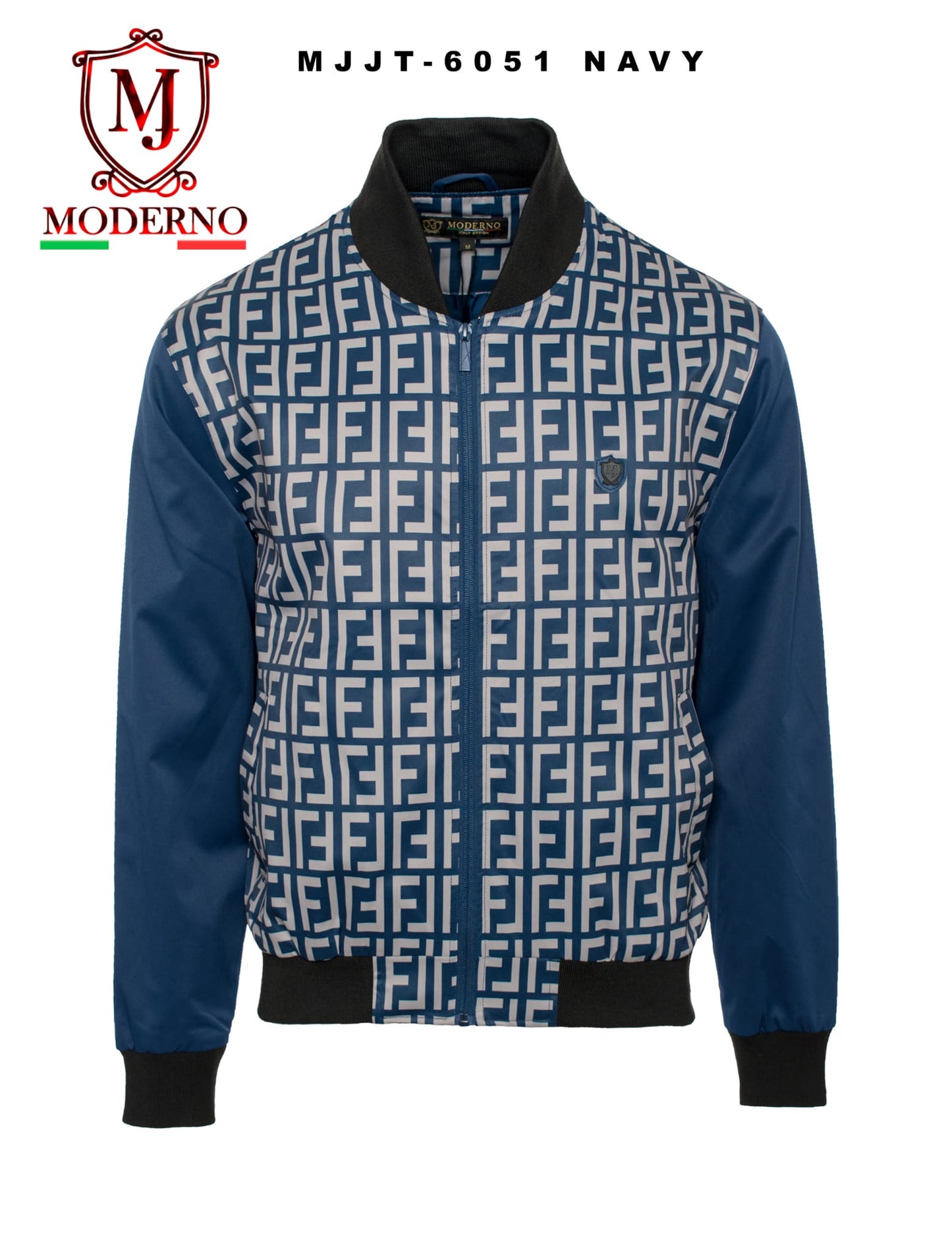 Chamarra Para Hombre Marca Moderno MJJT-6051 Navy
