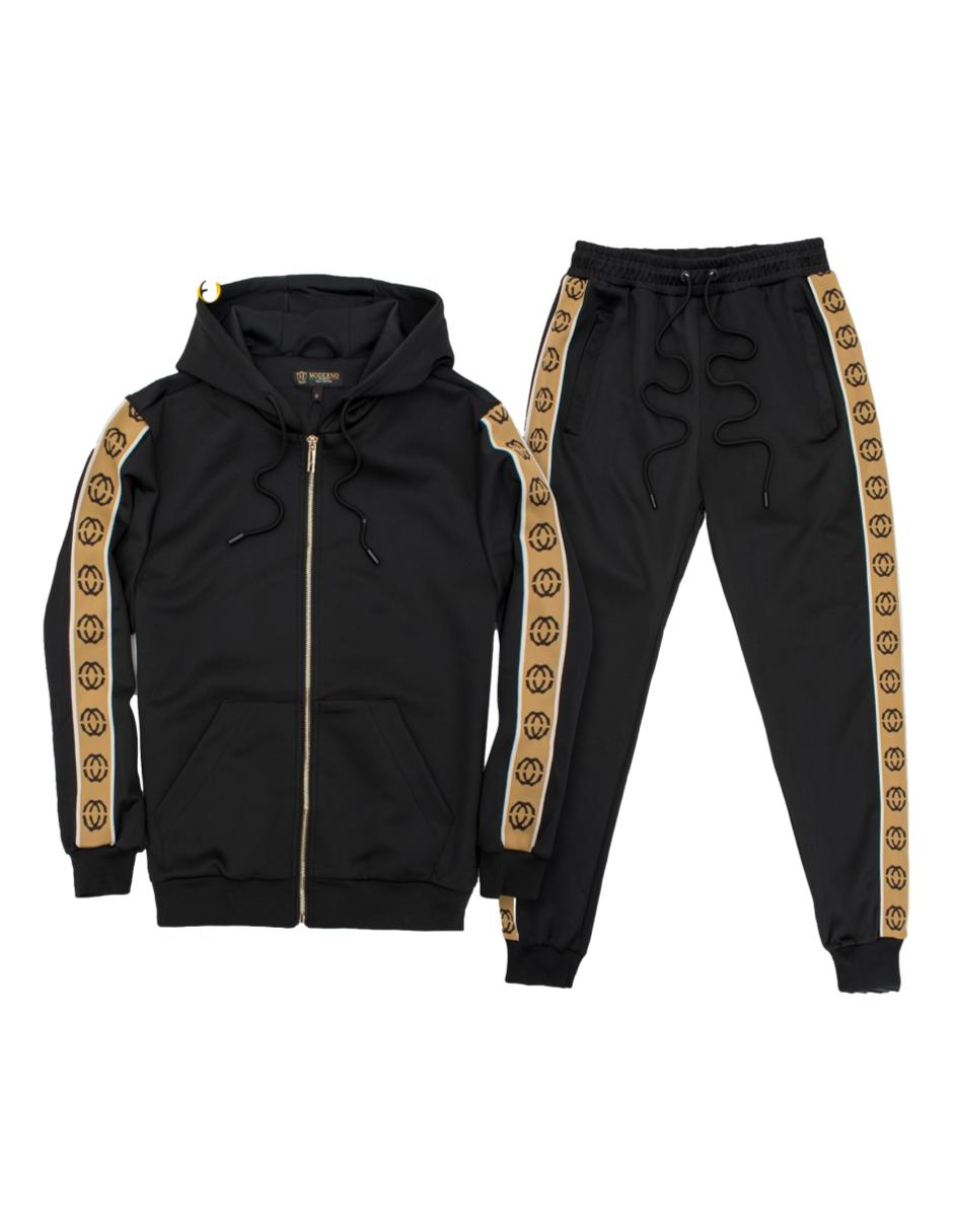 Conjunto De Pants Para Hombre Marca Moderno MJST-567 Black