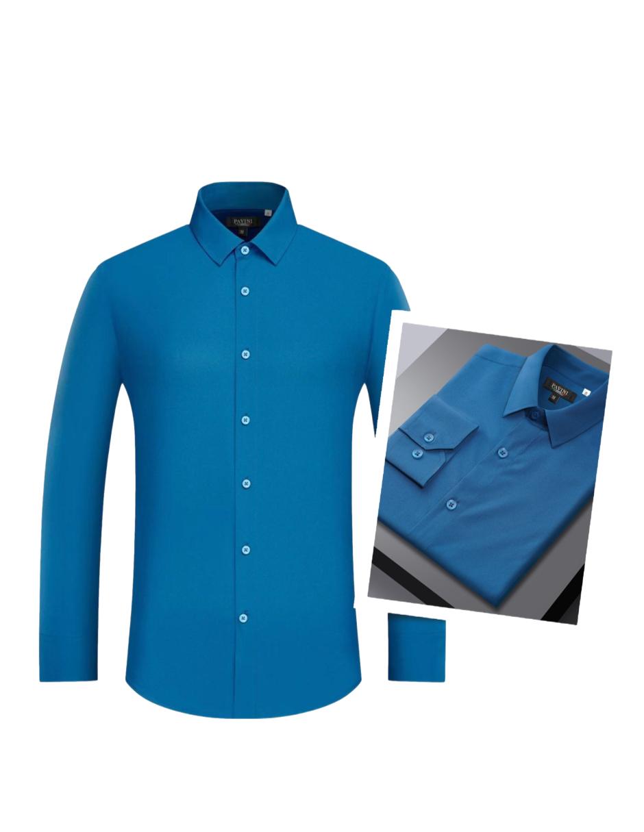 Camisa Para Hombre Marca Pavini SH-568-11 NAVY