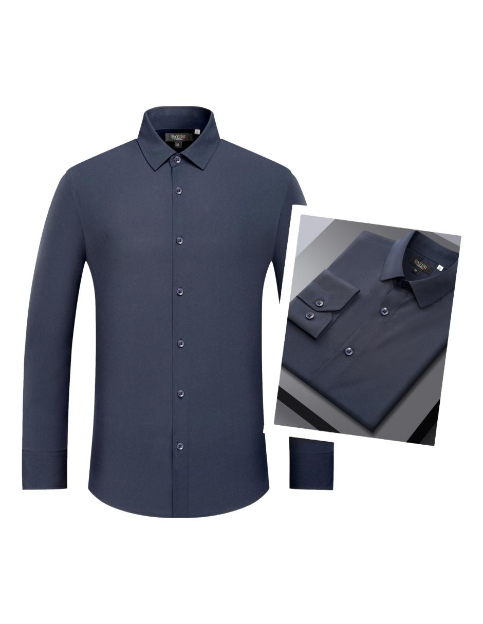 Camisa Para Hombre Marca Pavini SH-568-21 NAVY
