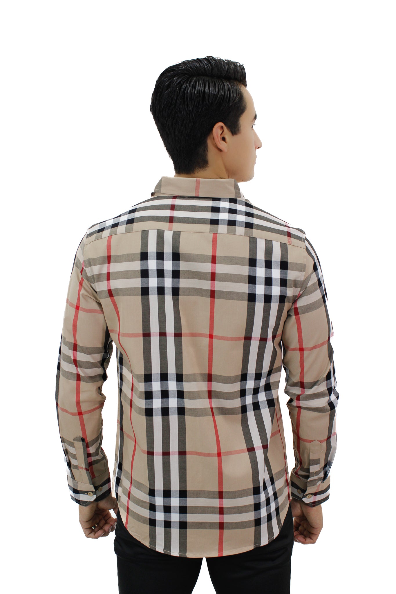 Camisa para Hombre marca RAVALLI MSH-680-58 KAKHI