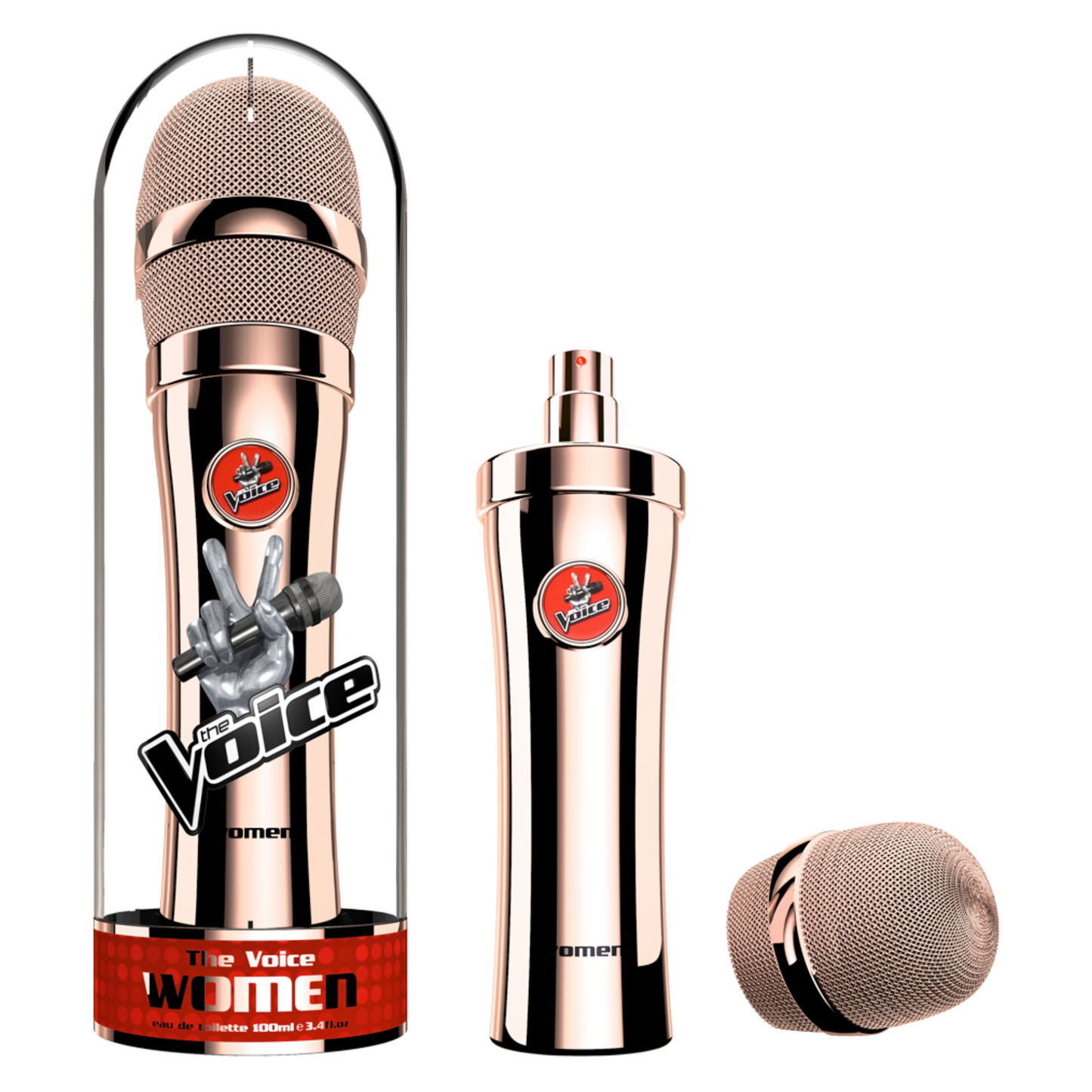 Perfume para Mujer The Voice Rose Gold Edition 100ml EDT
