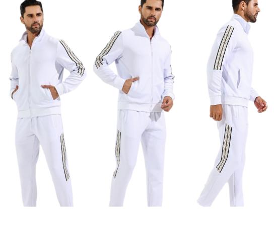 Conjunto De Pants Para Hombre Marca PAVINI TS-2471 White