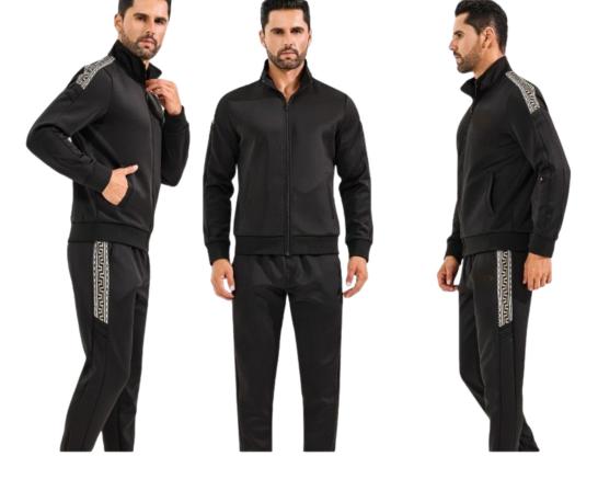 Conjunto De Pants Para Hombre Marca PAVINI TS-2473 Black