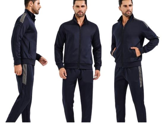 Conjunto De Pants Para Hombre Marca PAVINI TS-2473 Navy