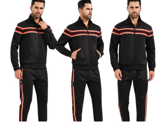 Conjunto De Pants Para Hombre Marca PAVINI TS-2474 Black