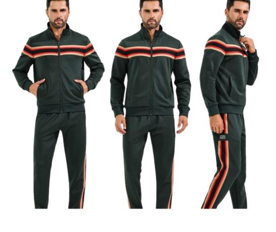 Conjunto De Pants Para Hombre Marca PAVINI TS-2474 Green