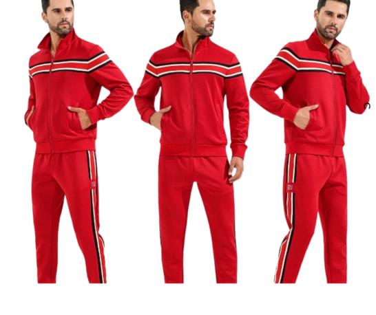 Conjunto De Pants Para Hombre Marca PAVINI TS-2474 Red