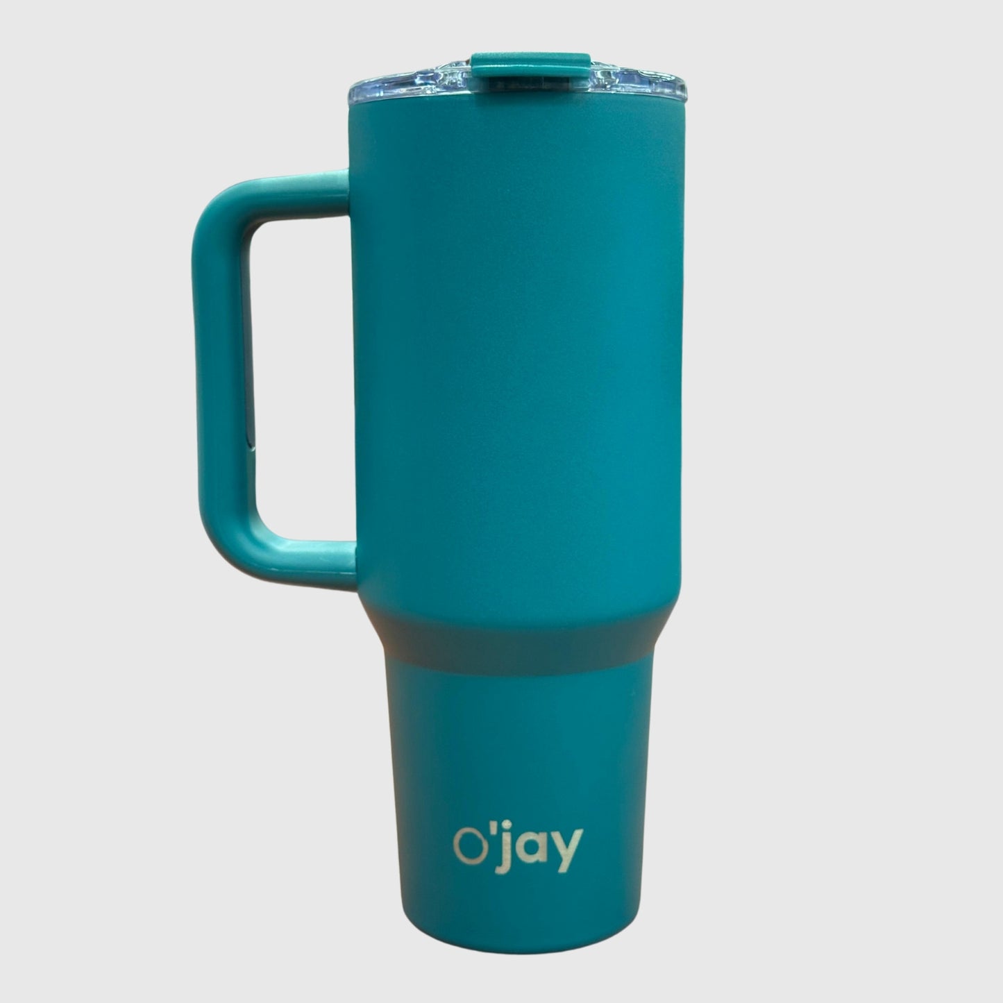 O'jay Vaso Aislado De Acero Inoxidable 50 Onzas Con Asa Y Tapa Con Popote