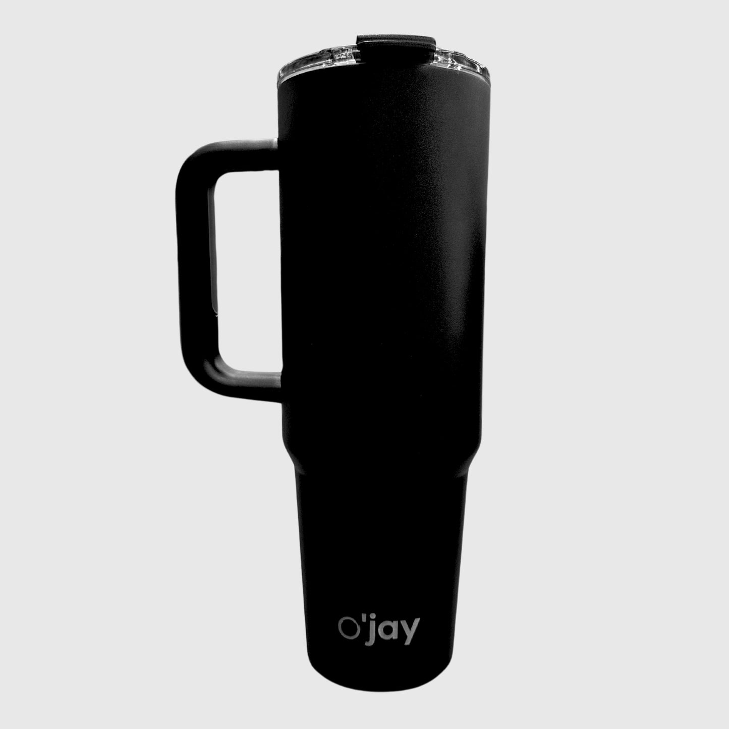 O'jay Vaso Aislado De Acero Inoxidable 50 Onzas Con Asa Y Tapa Con Popote