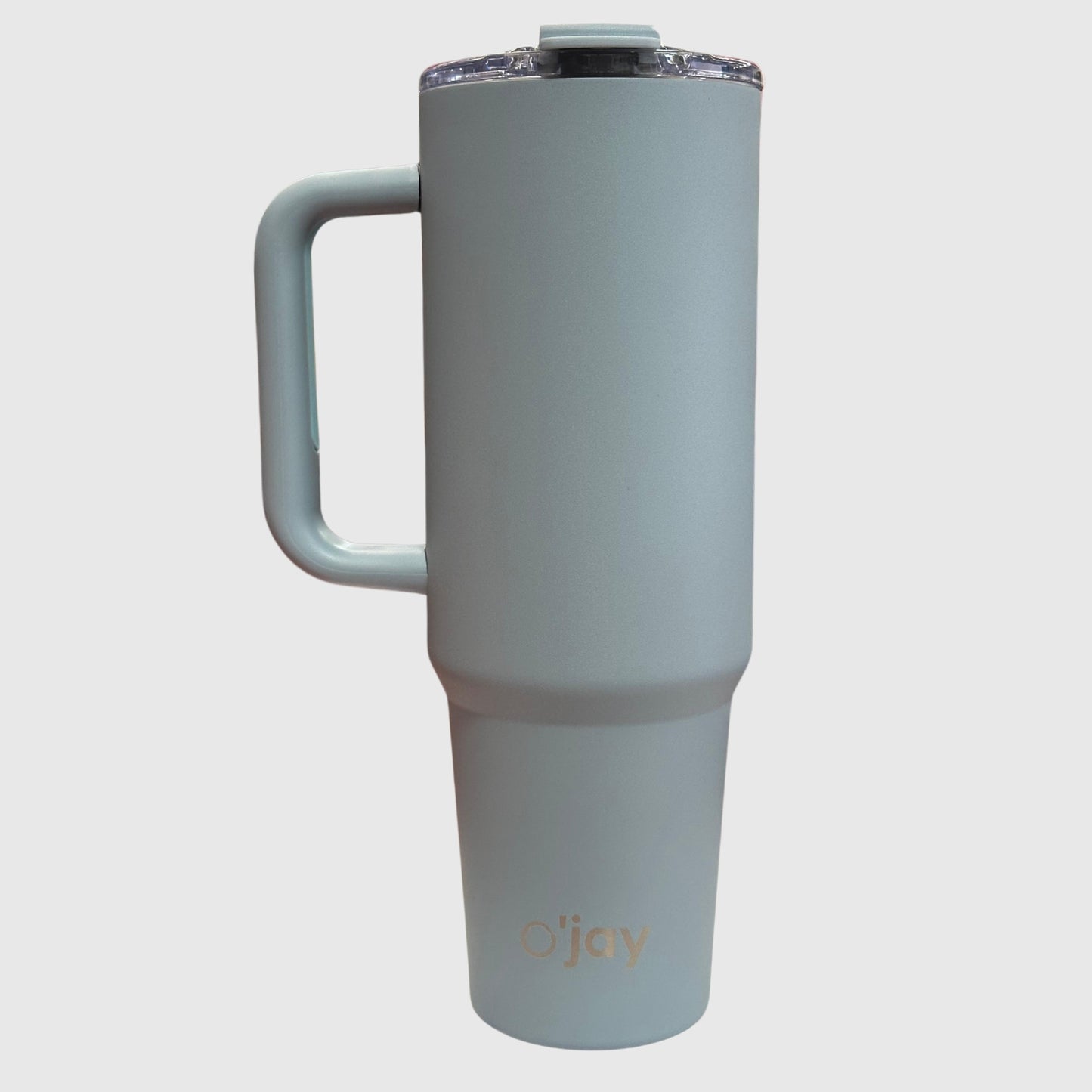 O'jay Vaso Aislado De Acero Inoxidable 50 Onzas Con Asa Y Tapa Con Popote