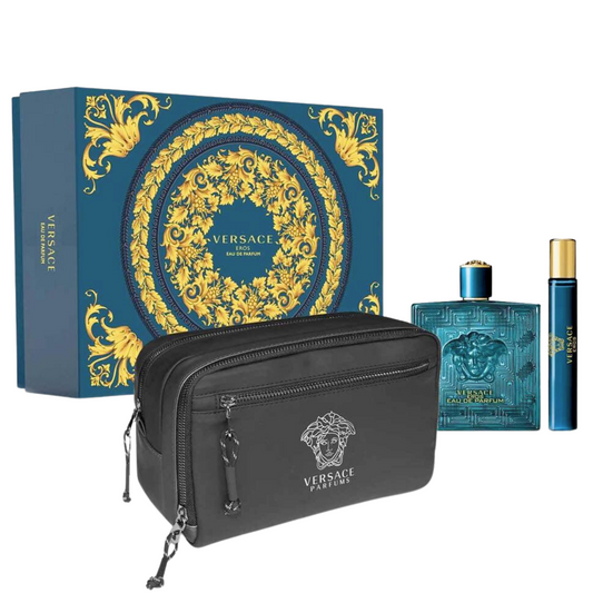SET de Perfume para Hombre VERSACE EROS 100ml EDT 3 PZ