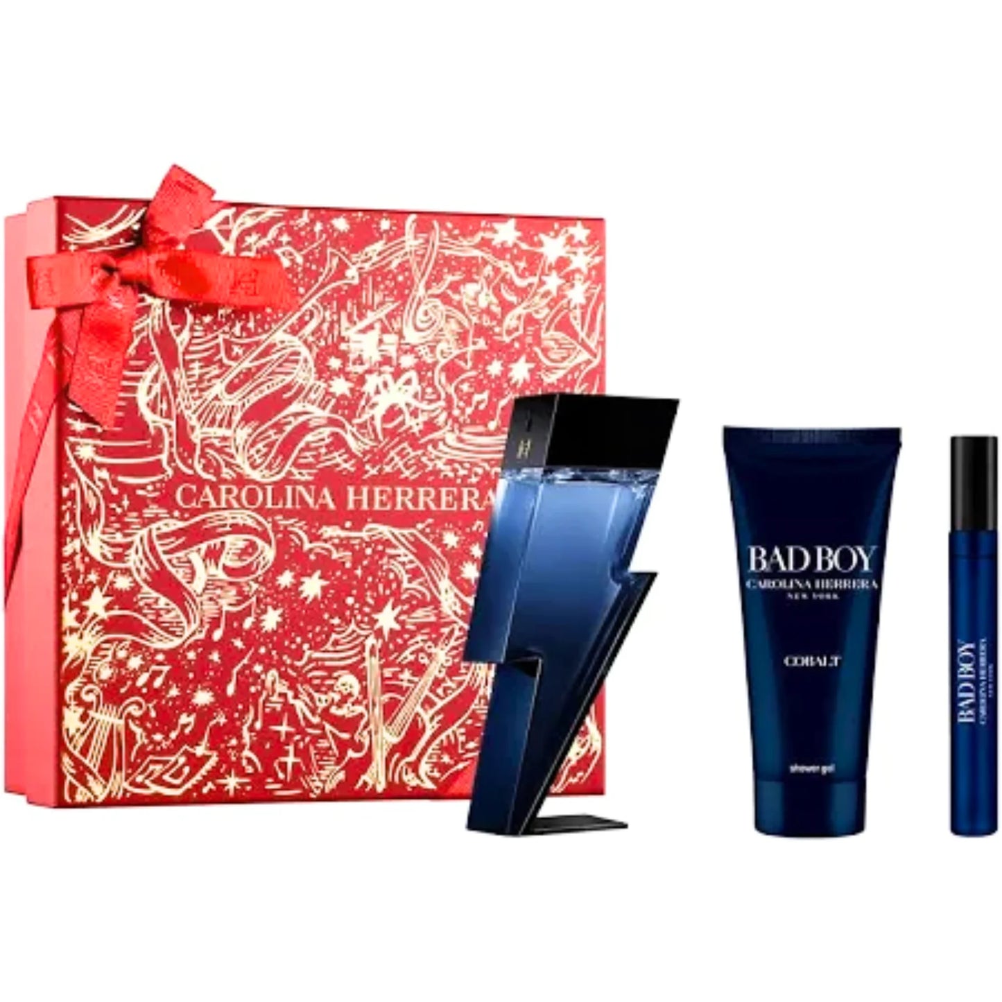 Set CAROLINA HERRERA BAD BOY COBALT 3 pzs