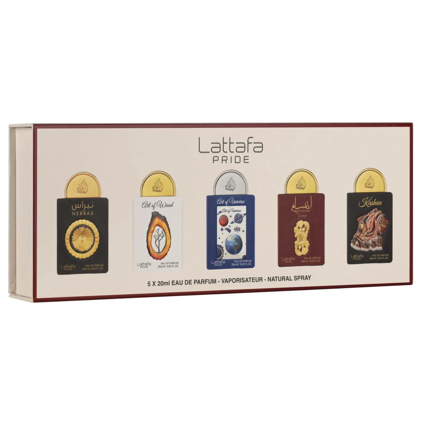 Set No.03 de Lattafa Pride Mini 5 Pz
