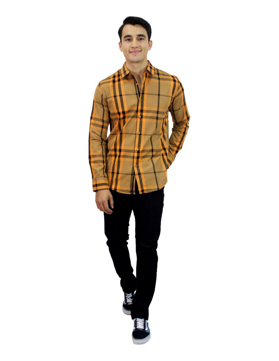 Camisa para Hombre marca RAVALLI MSH-680-56 CAMEL