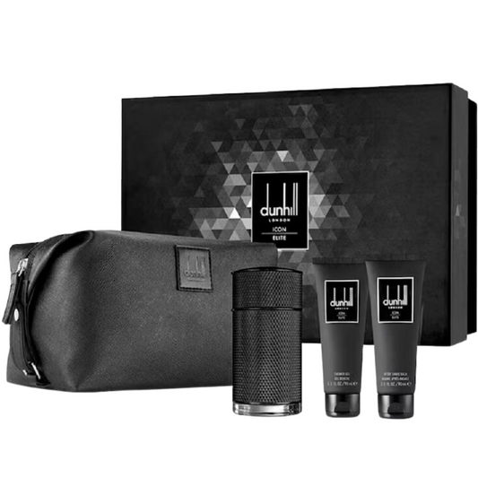 Set de Perfume para Hombre Dunhill London Icon Elite 100ml EDP 4 Piezas