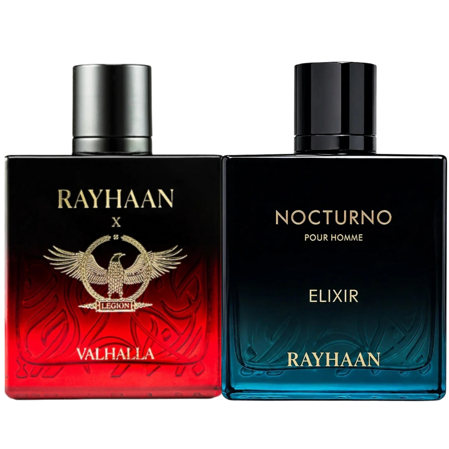 Duo Rayhaan Nocturno Elixir y Valhalla de 100ML EDP