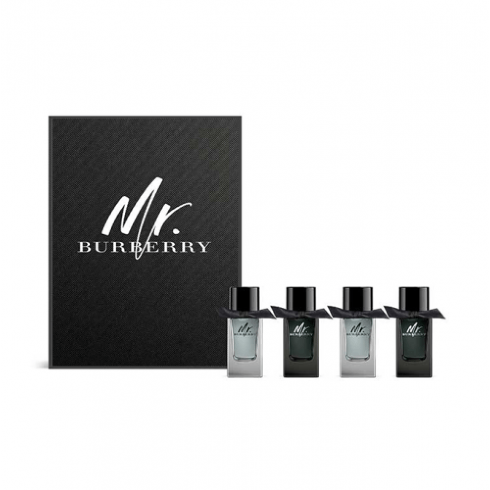 Set de Perfume Mini Burberry Mr. Burberry 4 piezas