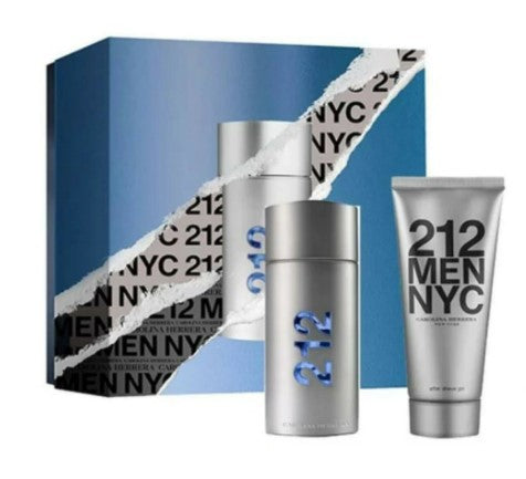 Set de Perfume para Hombre Carolina Herrera 212 Men NYC 100ml EDT