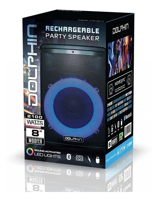 Dolphin Sp-807rbt Bocina Portátil Bluetooth Para Fiesta 8