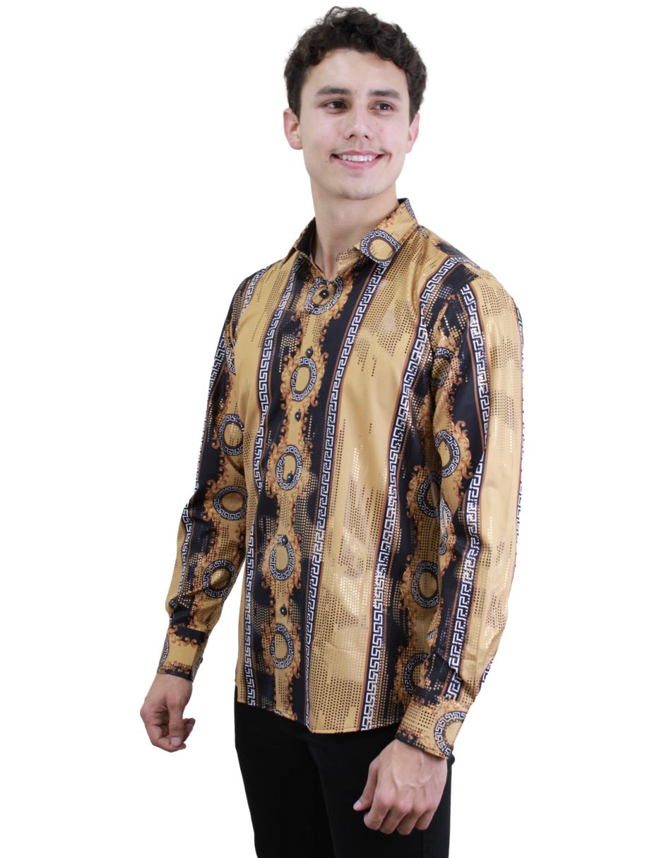 Camisa para Hombre marca Benziny LS5080-CAMEL