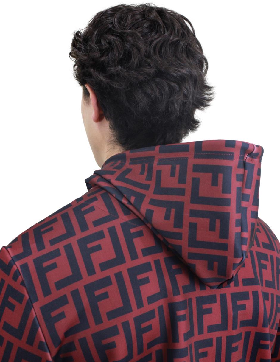 Sudadera para Hombre marca Moderno MJHD-2201 BURGUNDY