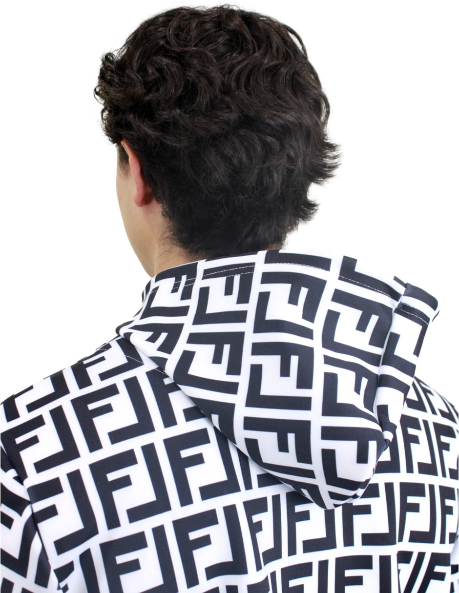 Sudadera para Hombre marca Moderno MJHD-2201 WHITE