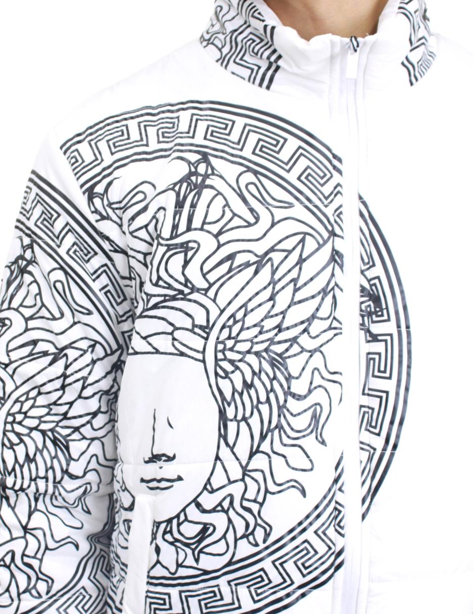 Chamarra para Hombre marca Moderno MJJT-6050 WHITE