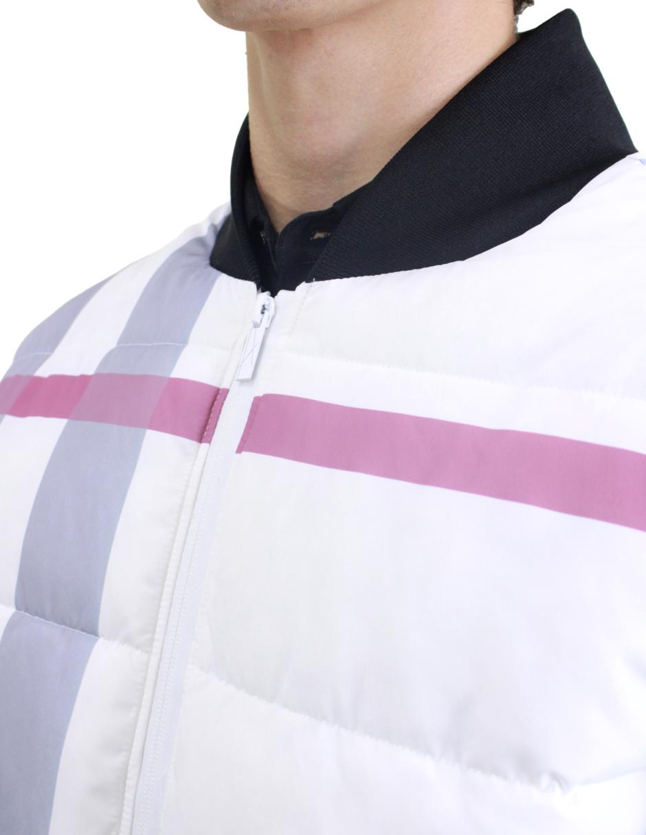 Chamarra para Hombre marca Moderno MJPF-2202 WHITE